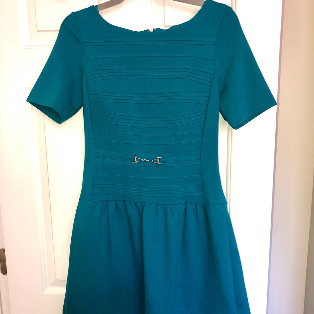 White House Black Market Deep Teal Dress